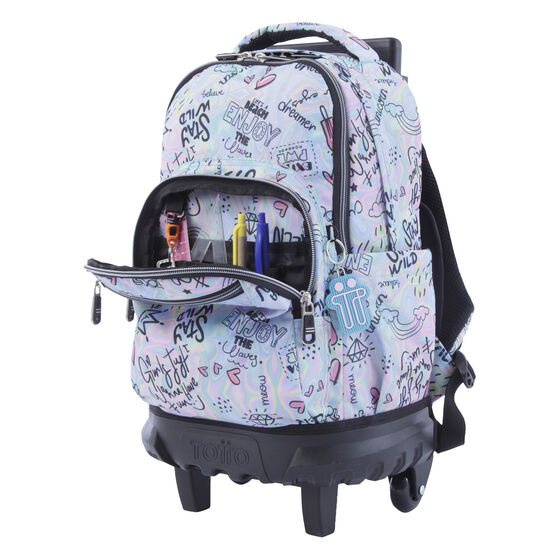 Mochila escolar pequeña ruedas Resma image number 6